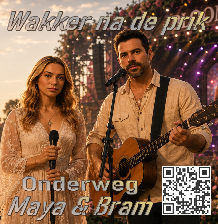 Albumcover van Wakker na de prik live